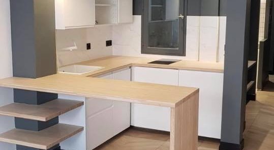 Réfection totale d’un appartement suivant projet décoratrice – 75009